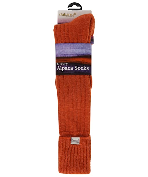 Dubarry Alpaca Socks - Terracotta