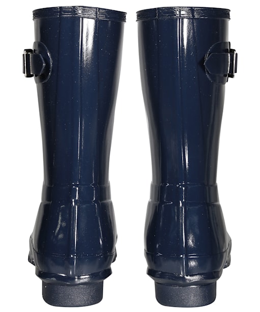 Women's Hunter Original Short Gloss Wellington Boots - Navy