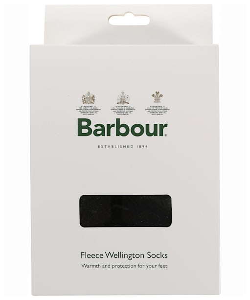 Barbour Fleece Wellington Socks - Black