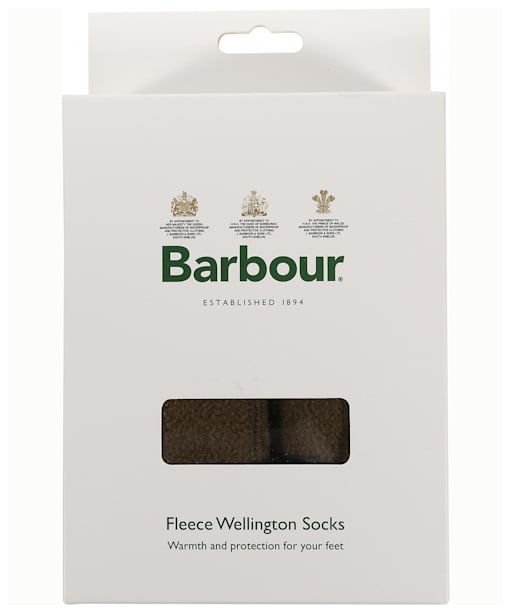 Barbour Fleece Wellington Socks - Olive