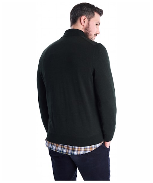 Men’s Barbour Gamlan Half Zip Sweater - Olive