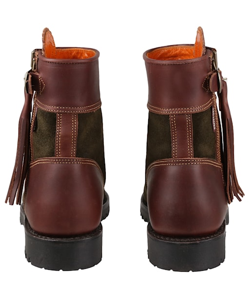 Women’s Penelope Chilvers Inclement Cropped Tassel Boots - Seaweed / Conker