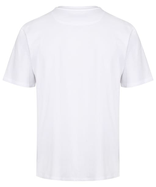 Men's R.M. Williams Parson T-Shirt - White / Chestnut