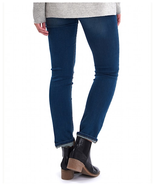 Women's Barbour Essential Slim Jeans - Worn Blue