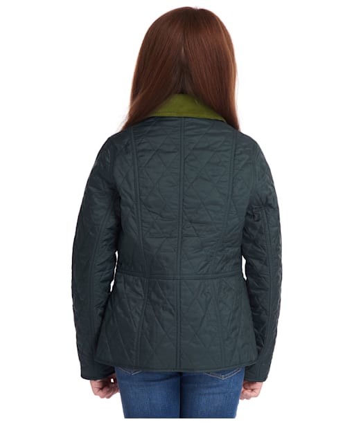 Girl's Barbour Summer Liddesdale Quilted Jacket, 2-9yrs - ISLE GREEN