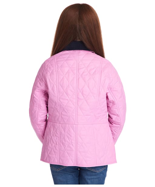 Girl's Barbour Summer Liddesdale Quilted Jacket, 2-9yrs - MOONLIGHT PINK