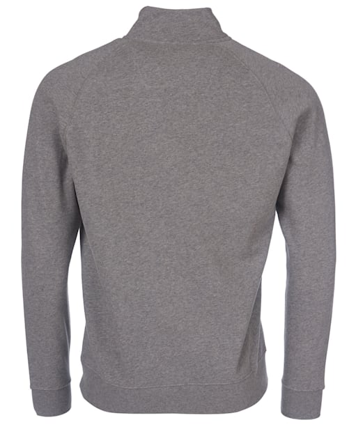 Men’s Barbour Half Snap Sweater - Grey Marl