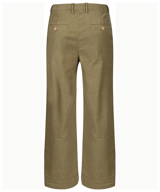 Women's GANT Summer Linen Pant - Olive