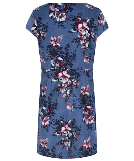 Women’s Lily & Me Short Sleeve Cord Dress - Mid Blue