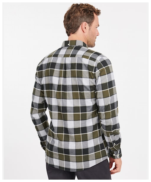Men’s Barbour Valley Tailored Shirt - Olive Check