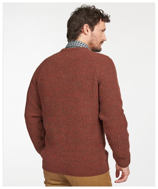 Men's Barbour Horseford Crew Neck Sweater - Cinnamon