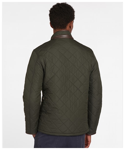 Men's Barbour Powell Quilted Jacket - Sage