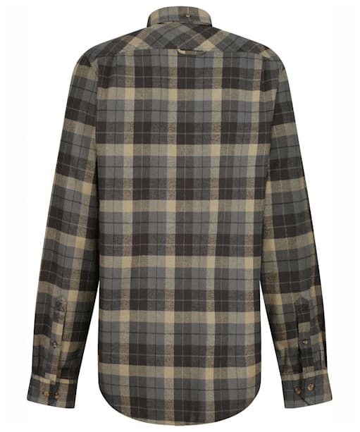 Men's Fjallraven Singi Heavy Flannel Long Sleeve Shirt - SUPER GREY/STGY
