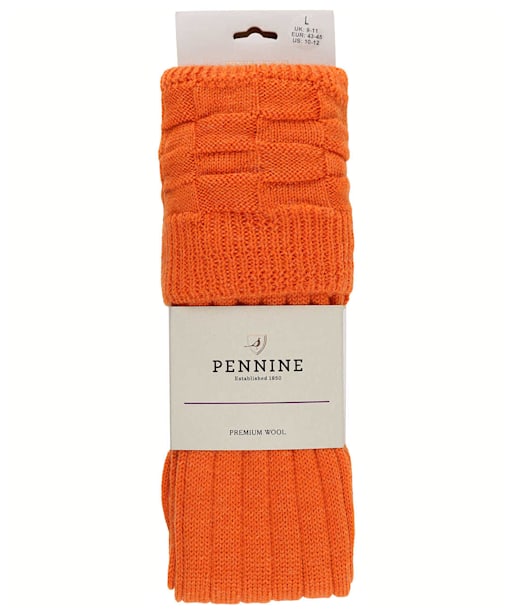 Pennine Portland Wool Socks - Spice