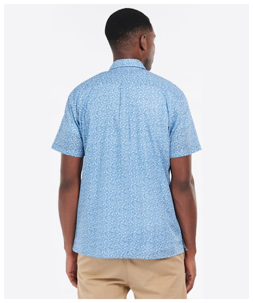 Men's Barbour Melbury S/S Summer Shirt - Blue