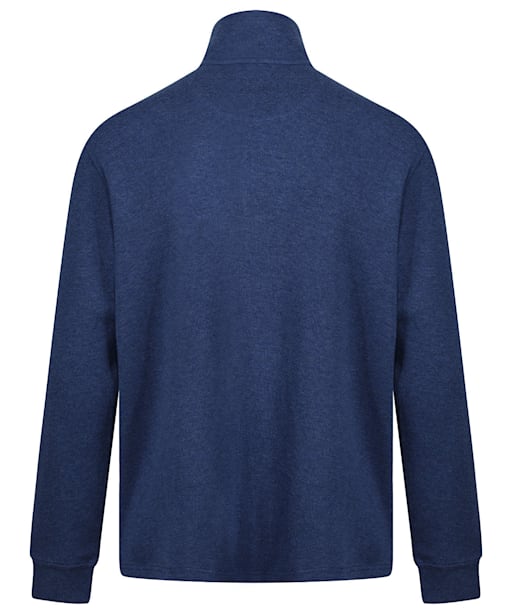 Men's Schöffel Cotton French Ribbed ¼ Zip Sweater - French Navy