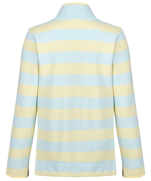 Women’s Crew Clothing Half Button Sweater - Blue / Yellow