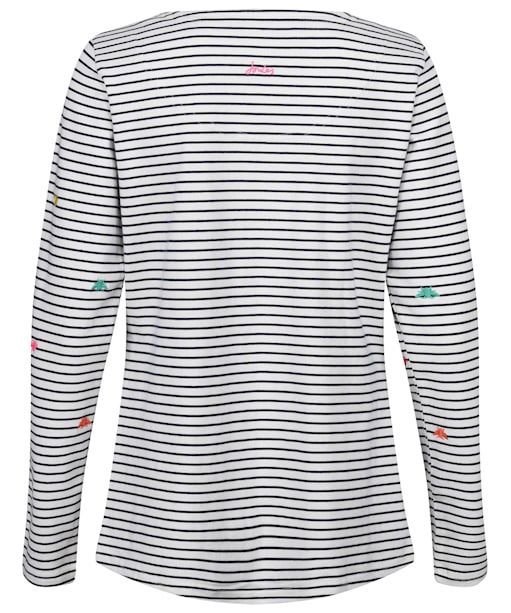 Women’s Joules Harbour Embroidered Top - Multi Bees Stripe