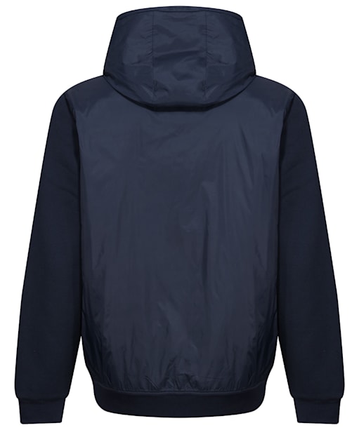 Men’s Crew Clothing Hybrid Hoody Sweater Jacket - Heritage Navy