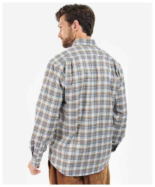 Men's Barbour Eastwood Thermo Weave Shirt - Stone