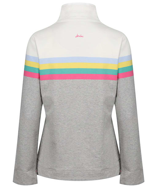 Women’s Joules Saunton Sweatshirt - Grey Marl Stripe