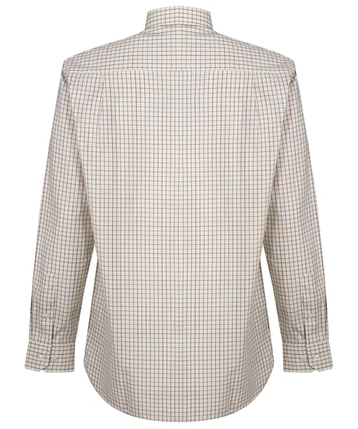 Men's Schoffel Burnham Tattersall Shirt - OLIVE TATTERSAL