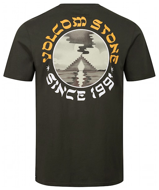 Men’s Volcom Stone Portal Slim T-Shirt - RINSED BLACK