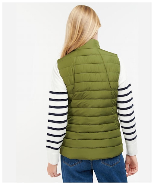 Women's Barbour Yara Quilted Gilet - OLIVE TREE