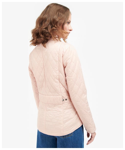 Women's Barbour Flyweight Cavalry Quilted Jacket - Rose Dust