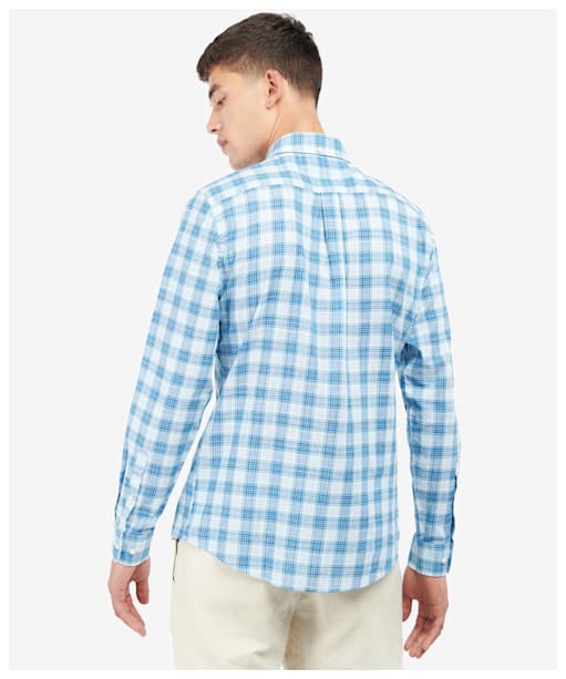 Men's Barbour Spillman Shirt - Sky