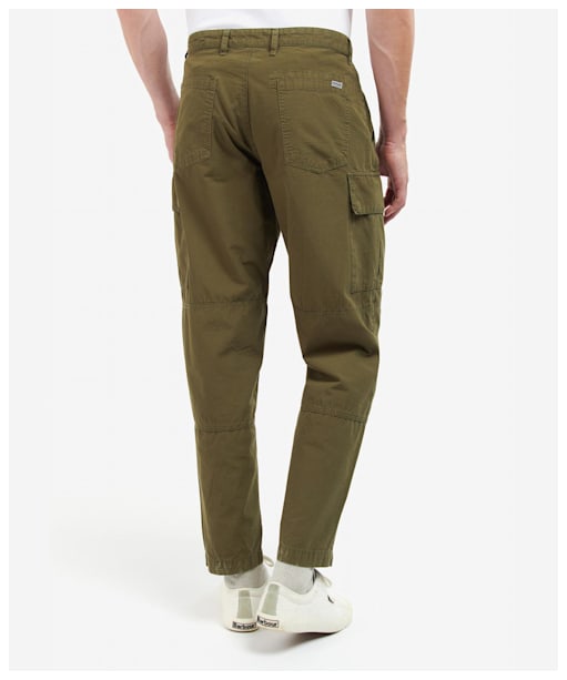 Men's Barbour Essential Ripstop Cargo Trouser - Ivy Green