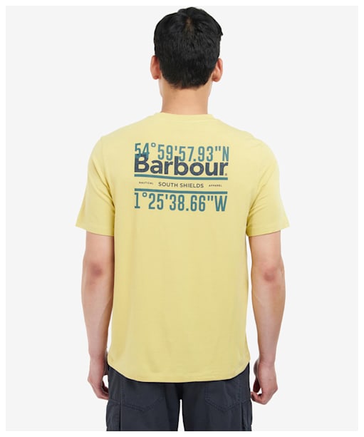 Men's Barbour Coordinates Tee - GOLDEN GREEN