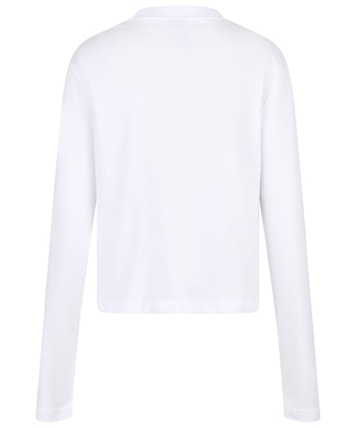 Women's Santa Cruz Dragon Dot L/S T-Shirt - White