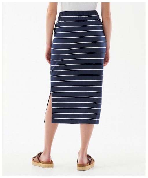 Overland Skirt - Navy Stripe