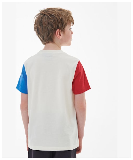 Boy's Barbour Caelen T-Shirt - 6-9yrs - Whisper White