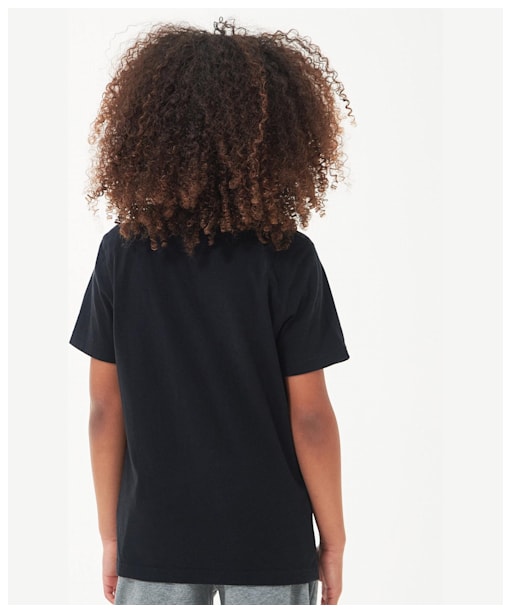 Boy's Barbour International Carbon T-Shirt - 10-15yrs - Black