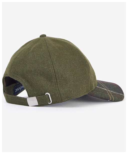 Men's Barbour Roker Sports Cap - Forest Green / Classic