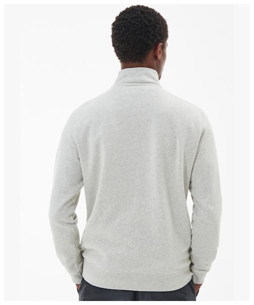 Men's Barbour Bromfield Half Zip Sweater - Ecru Marl