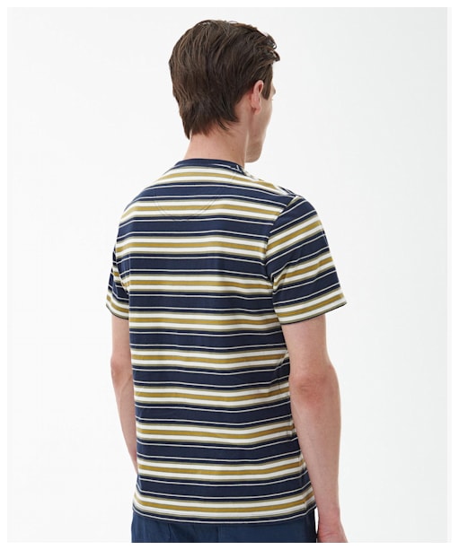 Men's Barbour Boldron Stripe T-Shirt - Navy
