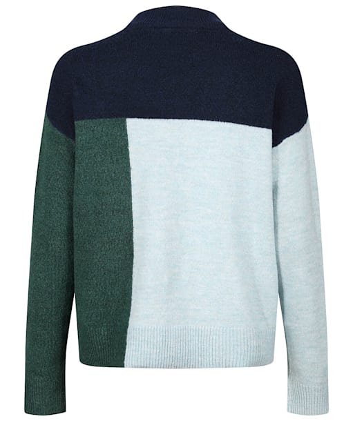 Women’s Lily & Me Colour Block Wool Blend Jumper - Navy