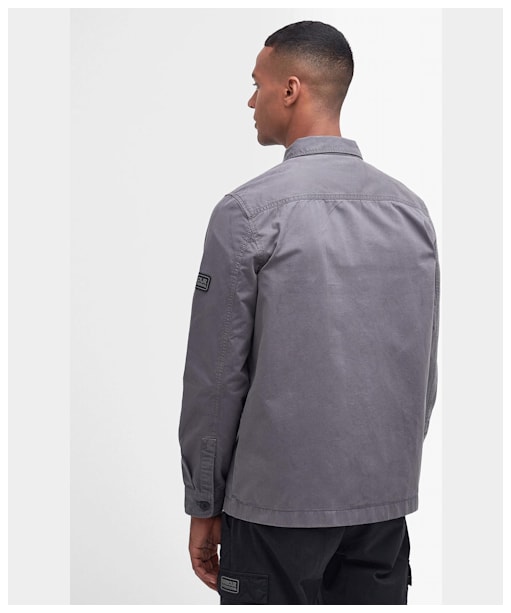 Men’s Barbour International Adey Overshirt - Night Grey