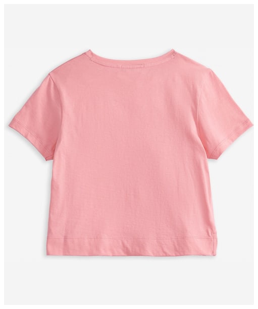 Girl's Barbour Annabelle Short Sleeve Cotton T-Shirt, 6-9yrs - Hibiscus