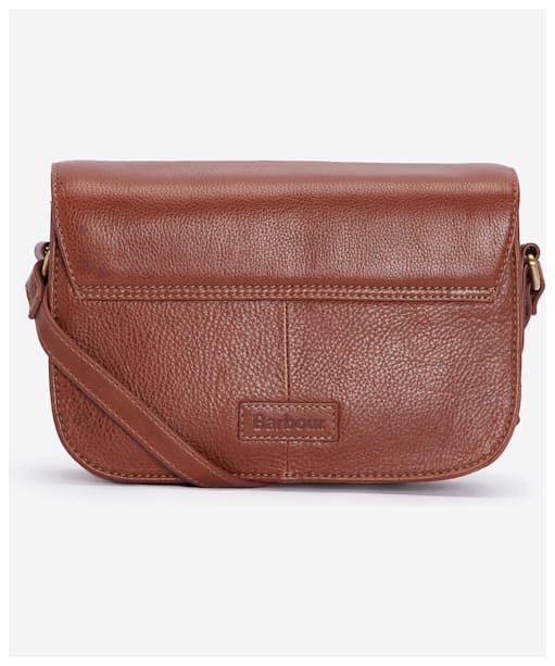 Women's Barbour Isla Leather Cross Body Bag - Brown