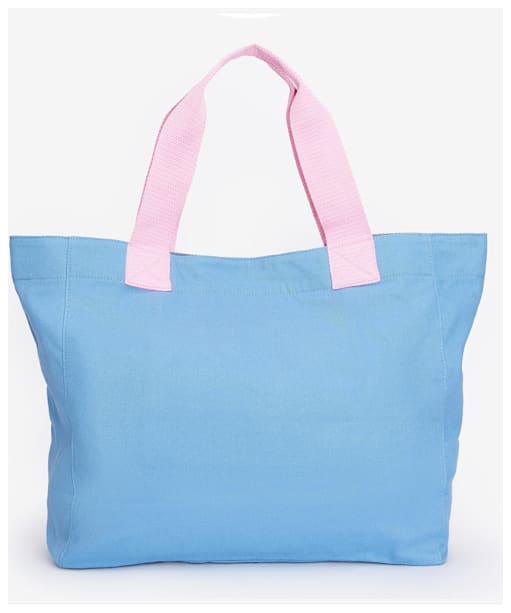 Women's Barbour Logo Holiday Tote Bag - Chambray Blue