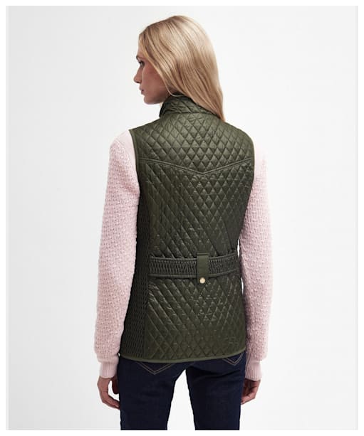 Women's Barbour Swallow Quilted Gilet - Olive