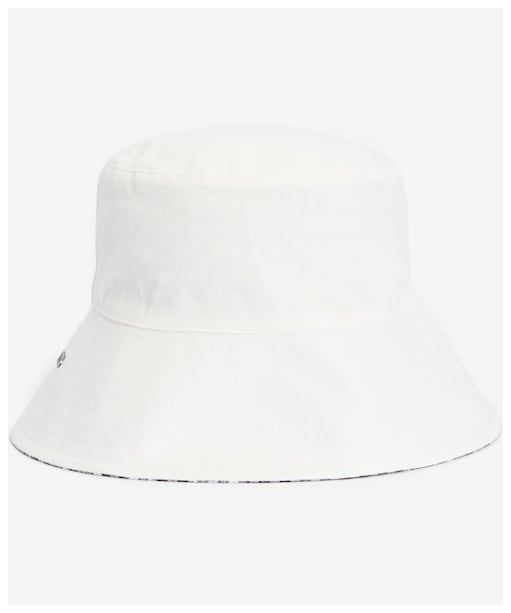 Women's Barbour Kilburn Reversible Cotton Bucket Hat - White