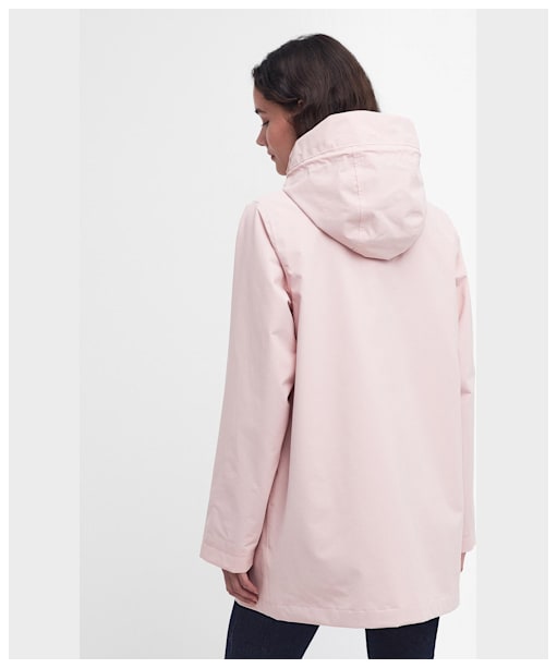 Women's Barbour Lansdowne Waterproof Jacket - Shell Pink