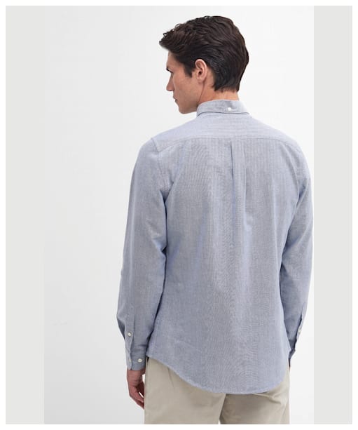 Men's Barbour Oxtown Tailored Shirt - Dark Denim