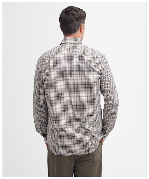 Men's Barbour Durand Short Sleeve Shirt - Tan