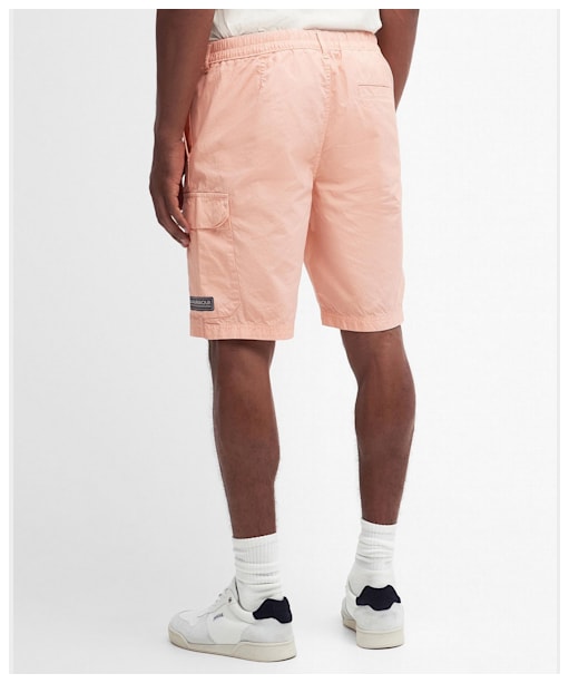 Men's Barbour International Gear Cotton Shorts - Peach Nectar